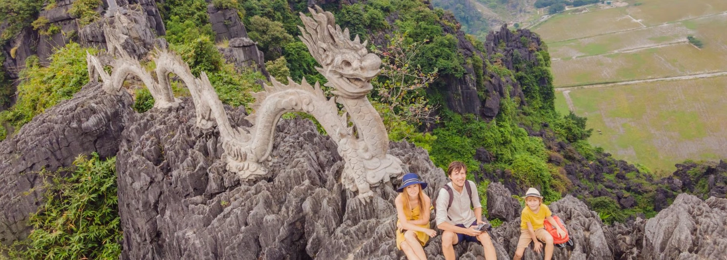 Adventure experiences in Vietnam including cave expeditions, canyoning and kayaking through limestone karsts