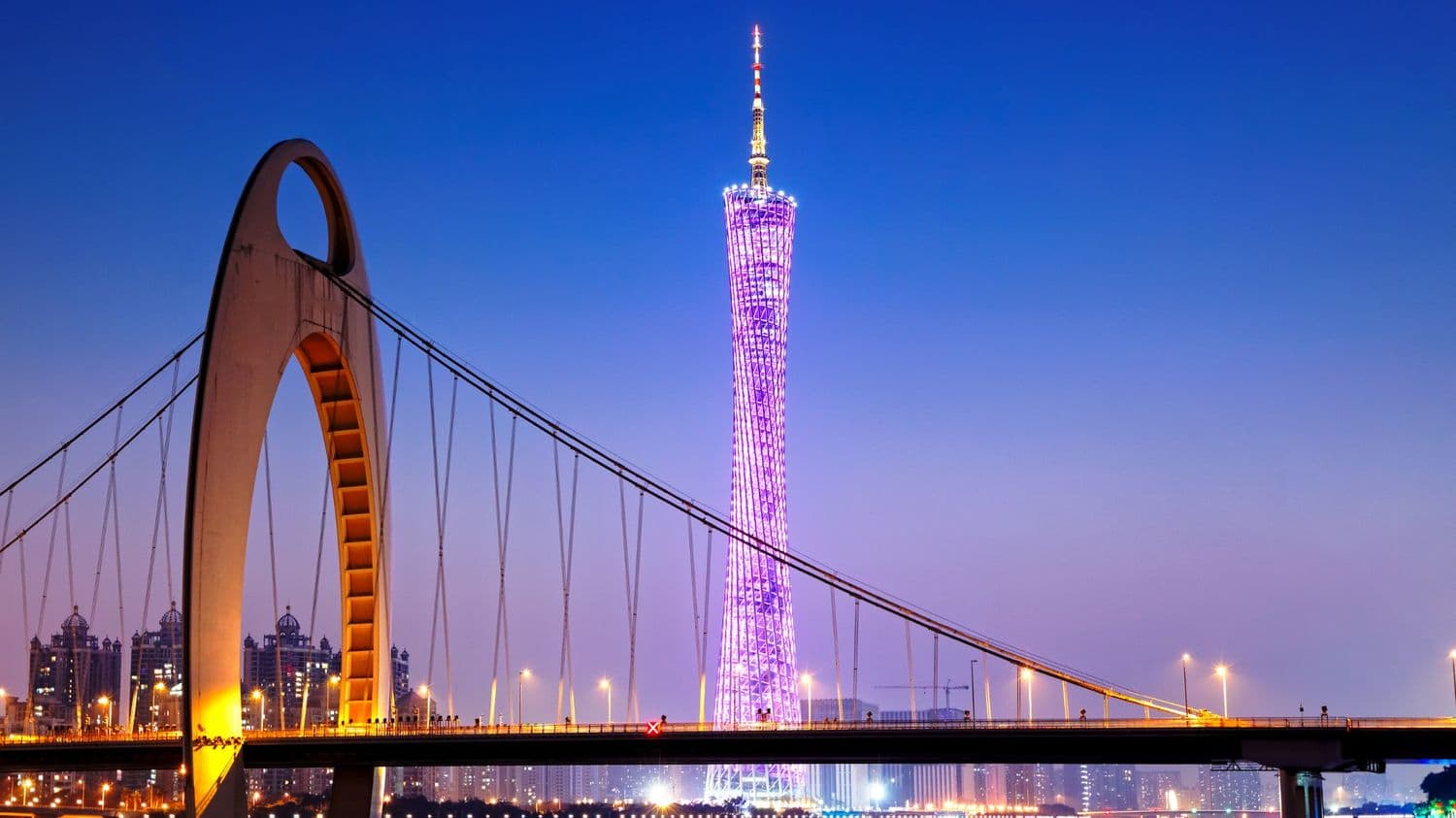 Canton Tower and Pearl River skyline, Guangzhou