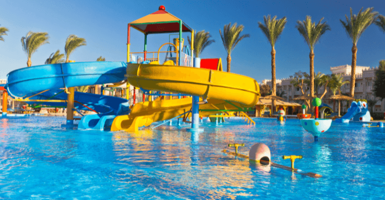 Dubai water park slides and pools offering a cool escape from the heat