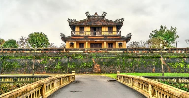 Hue Imperial City and historic cultural landmarks in Vietnam