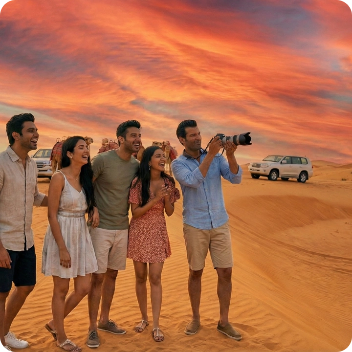 UAE travel destination showcasing Dubai skyline, luxury experiences and attractions for Indian tourists