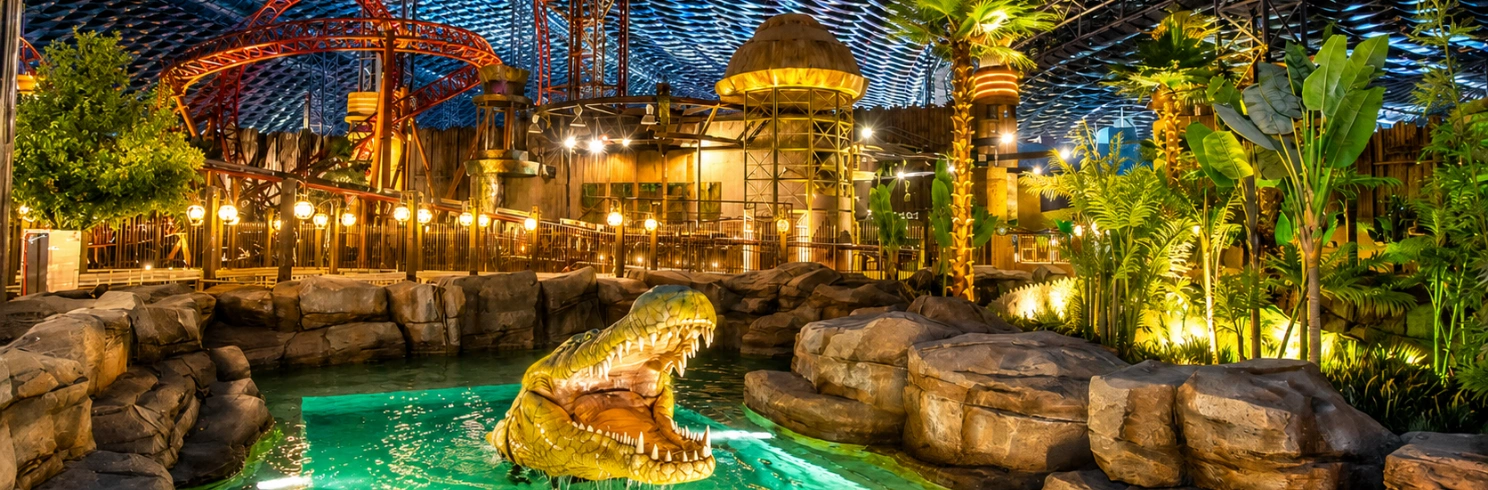 Roller coasters and attractions at Dubai's top theme parks